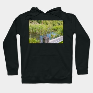 Bridge over the River Ant in rural Norfolk Hoodie